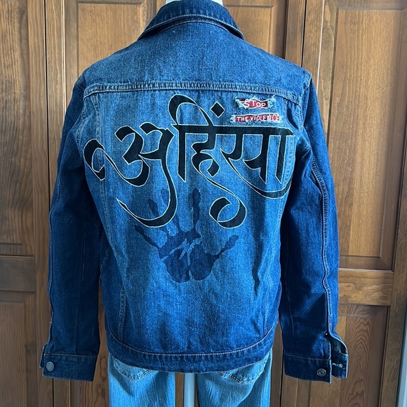 Customized Ahimsa Denim Jacket - Picture 2 of 8